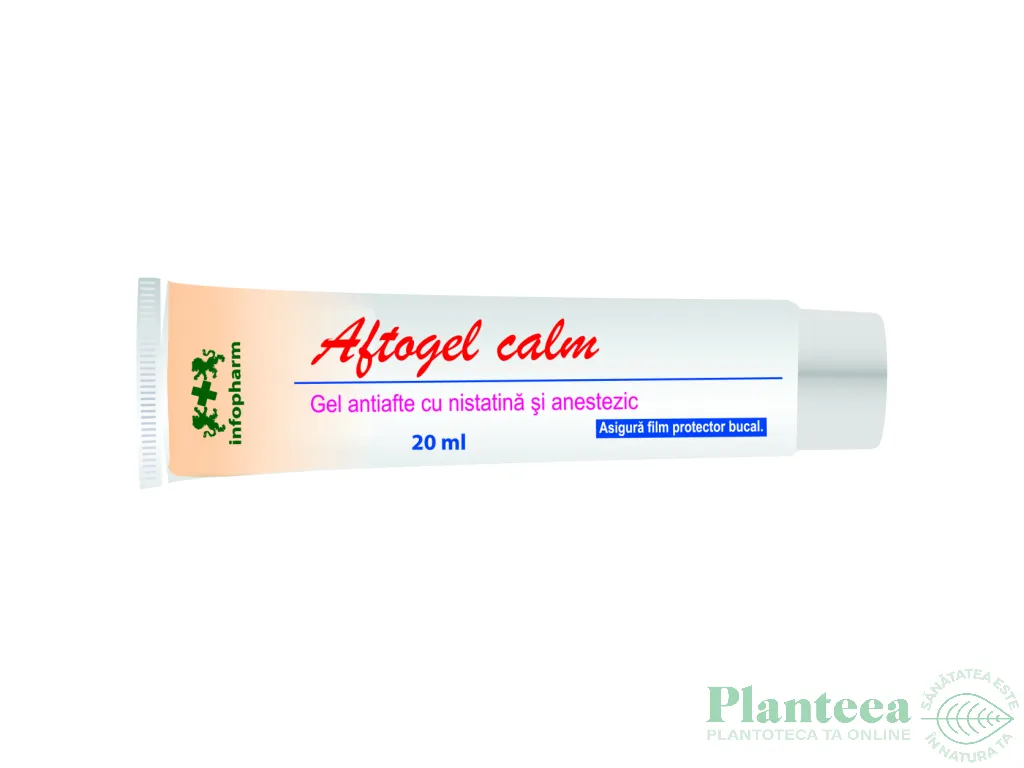 Gel afte bucale nistatina anestezic AftoGel 20ml - INFOPHARM