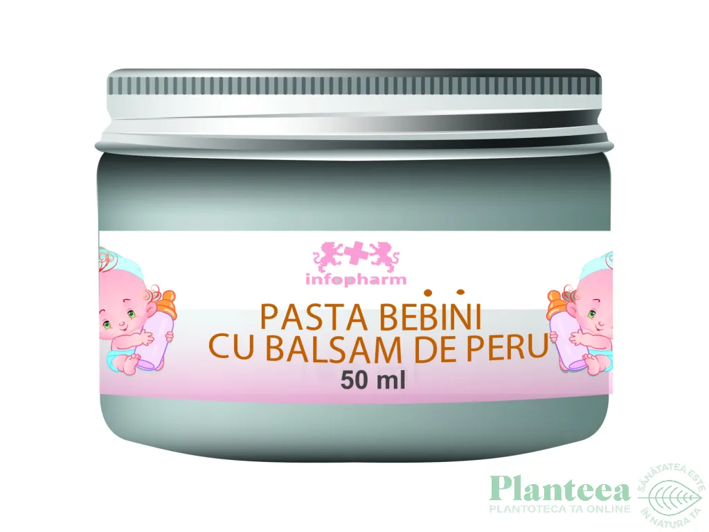 Crema piele iritata balsam peru copii Pasta Bebini [Petrini] 50ml - INFOPHARM