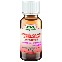 Glicerina boraxata nistatina anestezina 20g - INFOPHARM