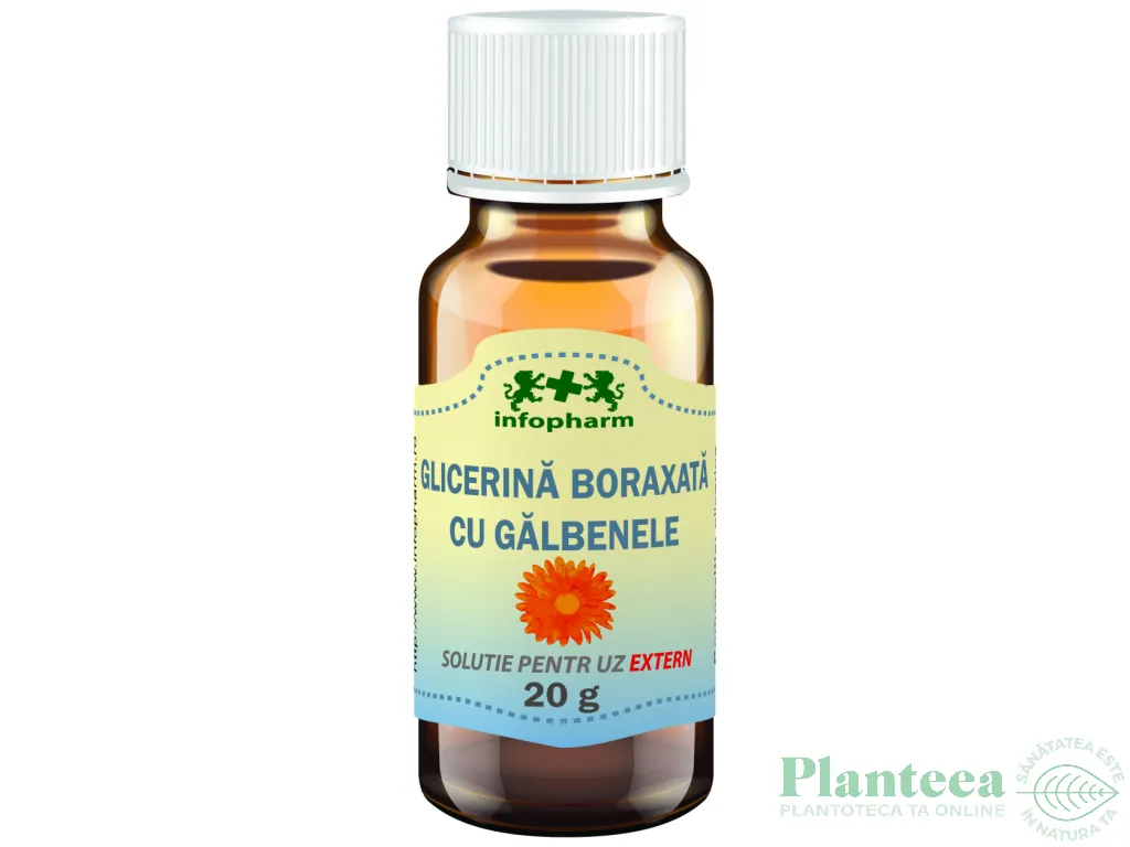Glicerina boraxata galbenele 20ml - INFOPHARM