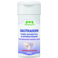 Pudra antiseptica antibacteriana BaciTraDerm 15g - INFOPHARM