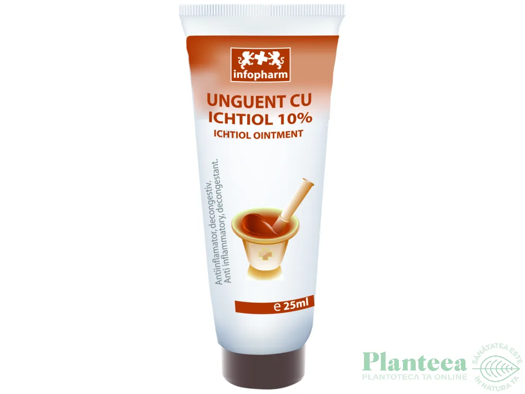Unguent ichtiol 10% 25ml - INFOPHARM