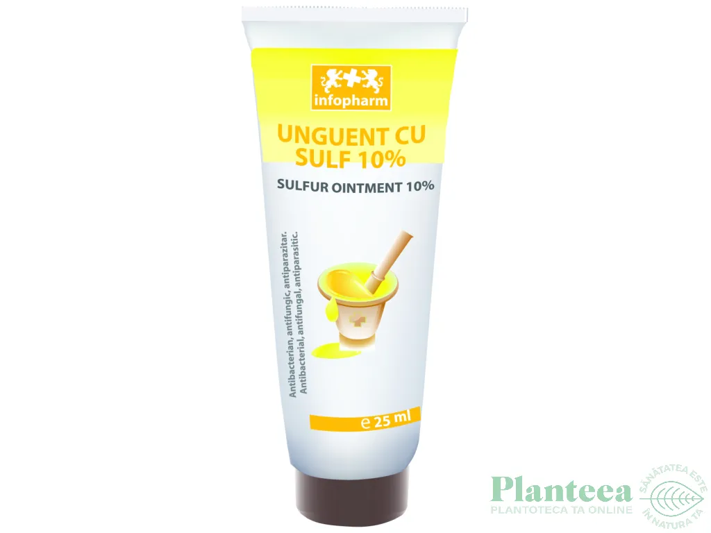 Unguent sulf 10% 25ml - INFOPHARM