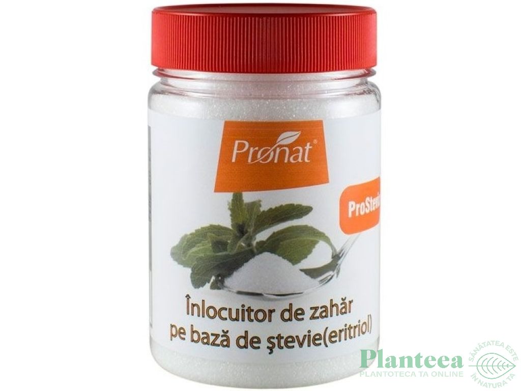 Inlocuitor zahar [eritritol stevie] cristalizat 250g - PRONAT