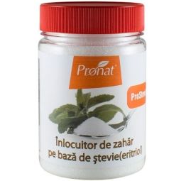Inlocuitor zahar [eritritol stevie] cristalizat 250g - PRONAT