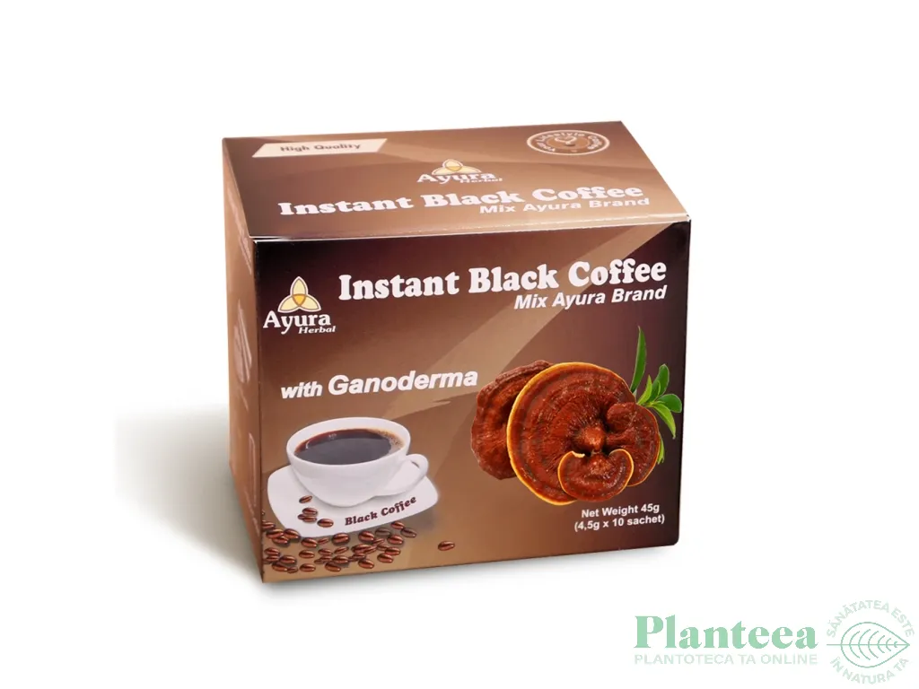 Cafea neagra arabica instant 10pl - AYURA HERBAL
