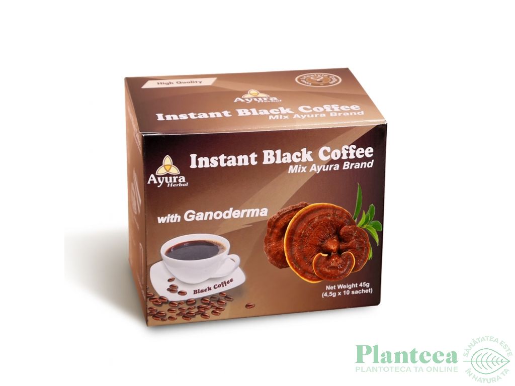 Cafea neagra arabica instant 10pl - AYURA HERBAL