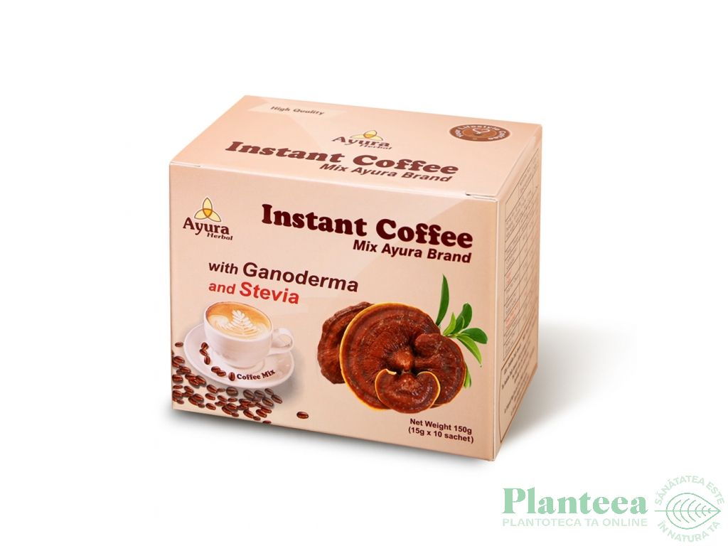 Cappuccino instant cu stevia 10pl - AYURA HERBAL