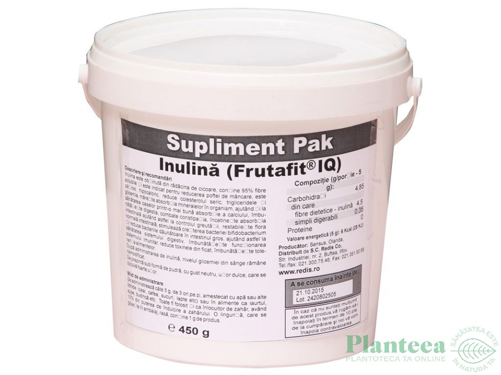 Inulina 450g - REDIS