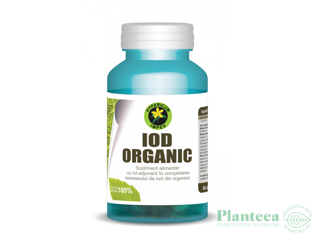 Iod organic 60cps - HYPERICUM PLANT