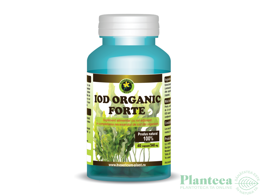 Iod organic forte 40cps - HYPERICUM PLANT