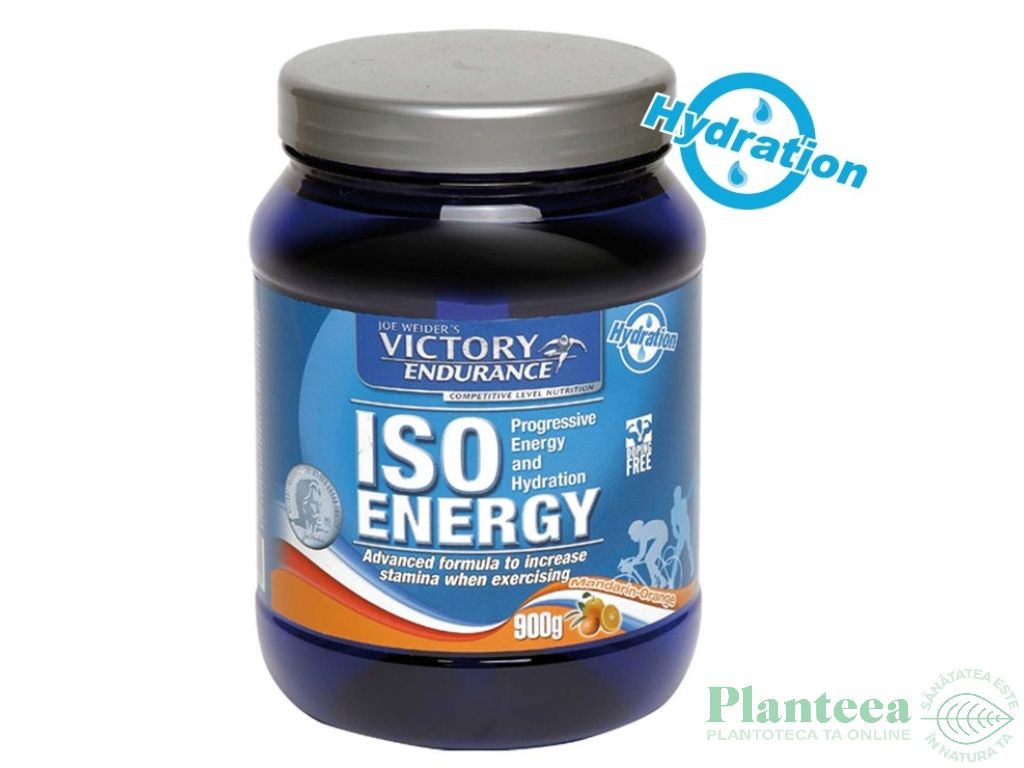 Pulbere Iso Energy mandarine portocale 900g - VICTORY ENDURANCE