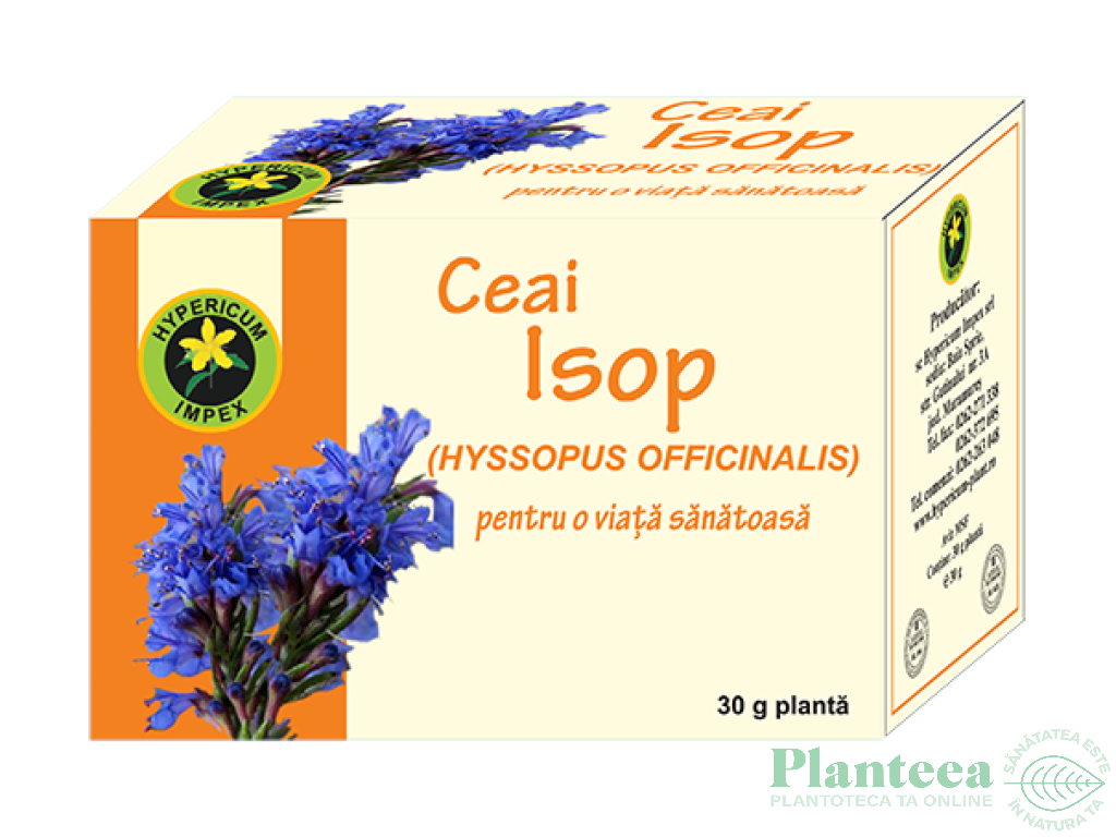 Ceai isop 30g - HYPERICUM PLANT
