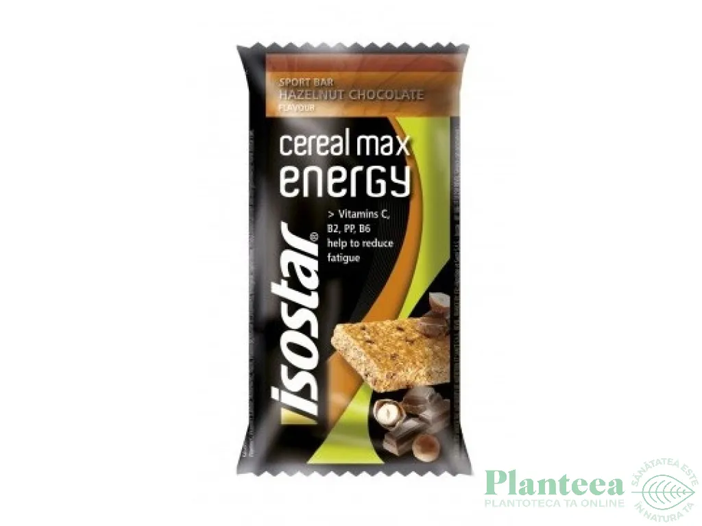 Batoane energizante alune ciocolata CerealMax 3x55g - ISOSTAR