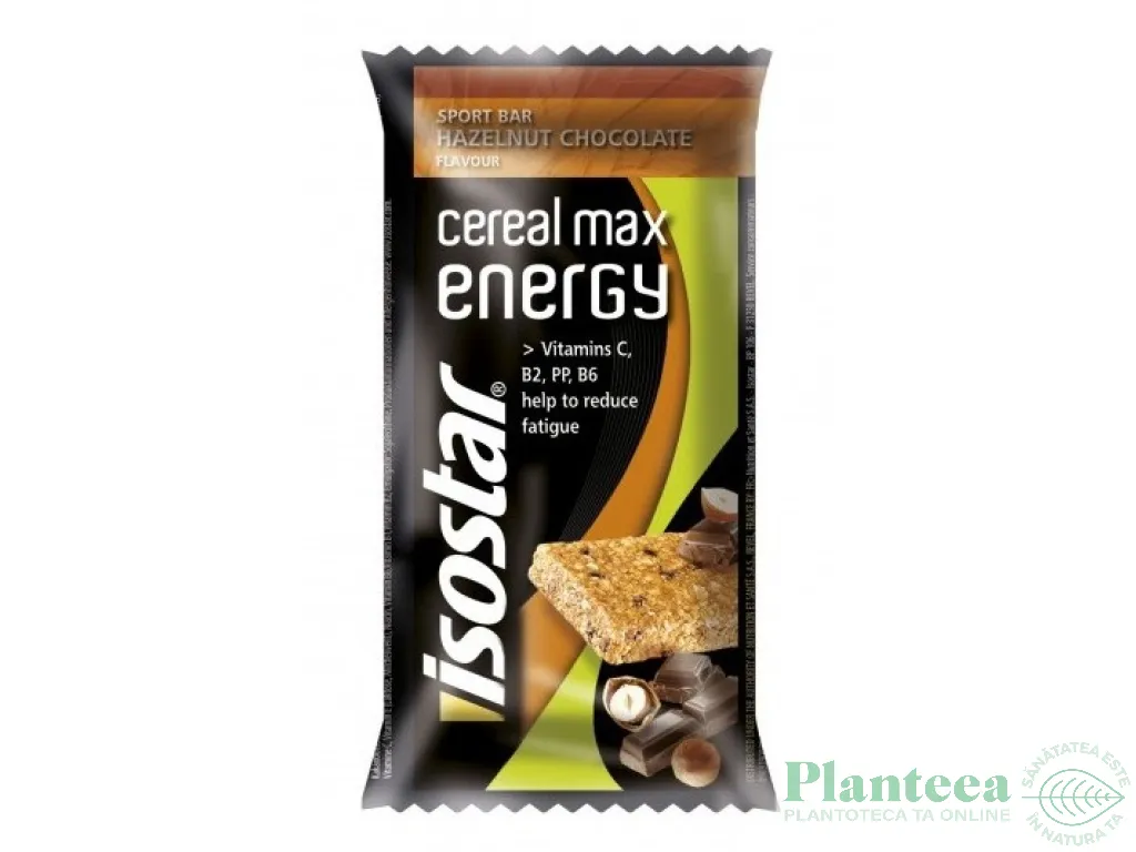 Baton energizant alune ciocolata CerealMax 55g - ISOSTAR