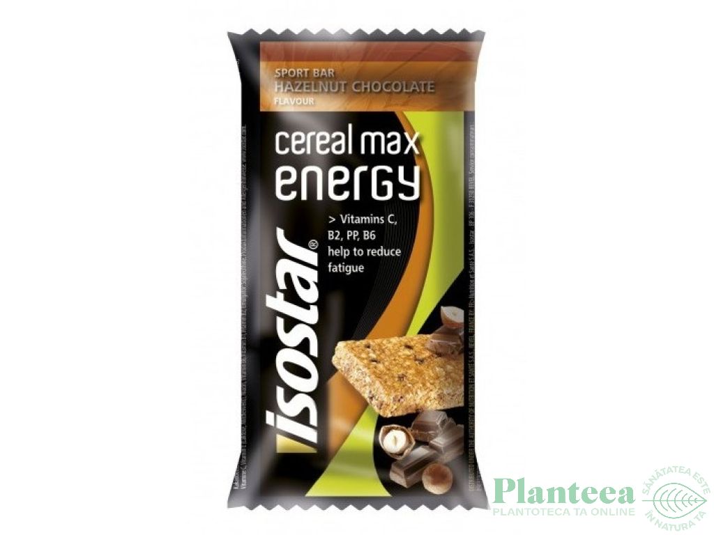 Baton energizant alune ciocolata CerealMax 55g - ISOSTAR