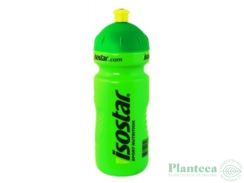 Bidon lichide verde fitness Fluo 650ml - ISOSTAR