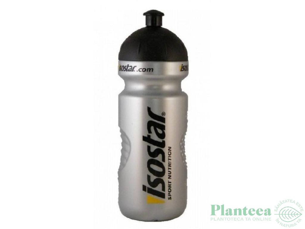 Bidon lichide argintiu fitness 500ml - ISOSTAR