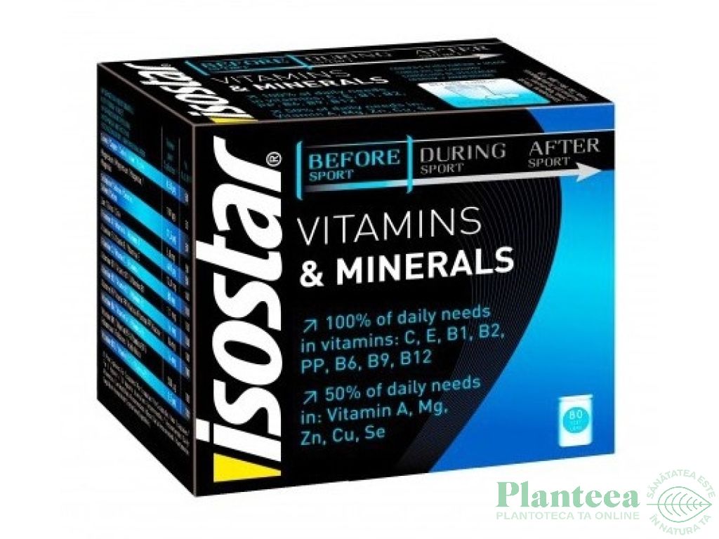 Complex vitamine minerale 80cps - ISOSTAR