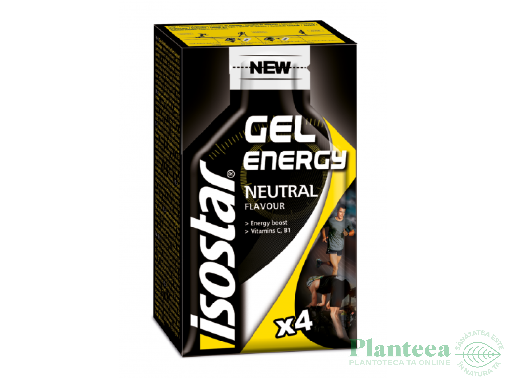 Gel energizant neutru 4x35g - ISOSTAR