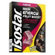 Jeleuri energizante capsuni cafeina Fruit Boost 10x10g - ISOSTAR