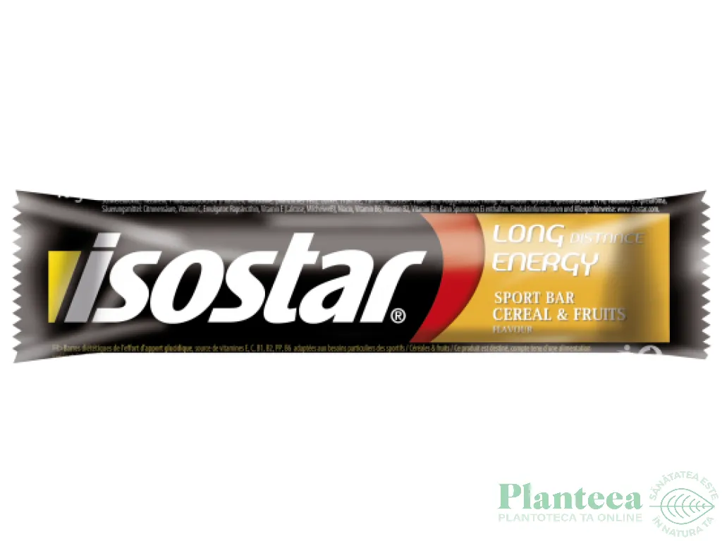 Baton energizant cereale fructe Long 40g - ISOSTAR