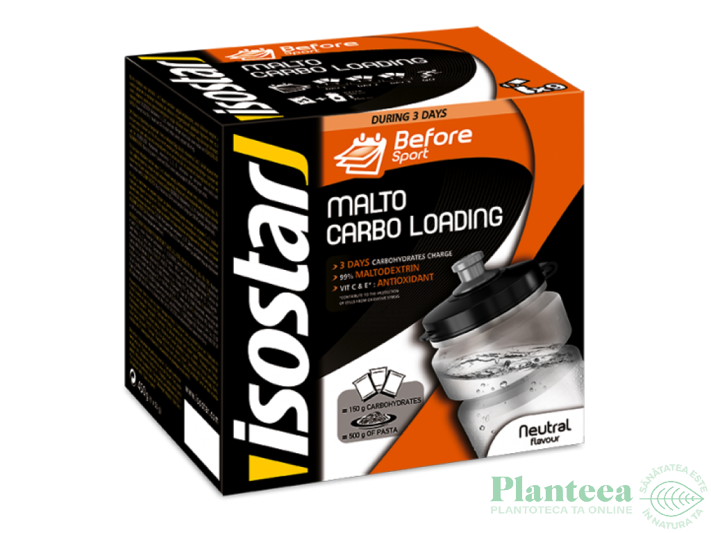 Malto Carbo Loading instant plicuri 9x50g - ISOSTAR