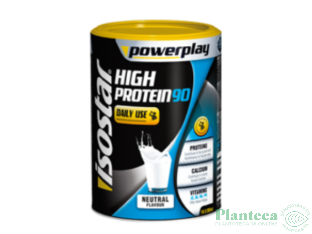 Pulbere proteica High Protein 90 PowerPlay neutru 400g - ISOSTAR