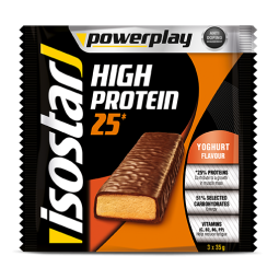 Batoane proteice iaurt Powerplay 3x35g - ISOSTAR