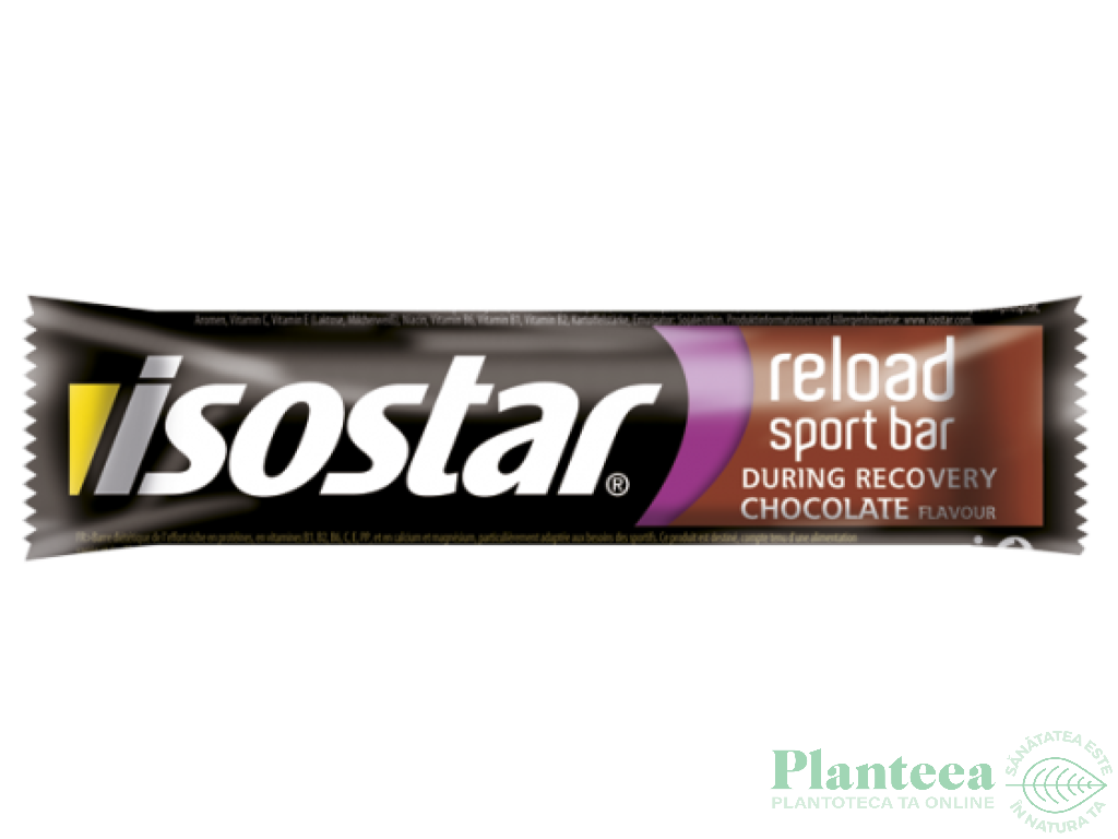 Baton energizant ciocolata Reload 40g - ISOSTAR