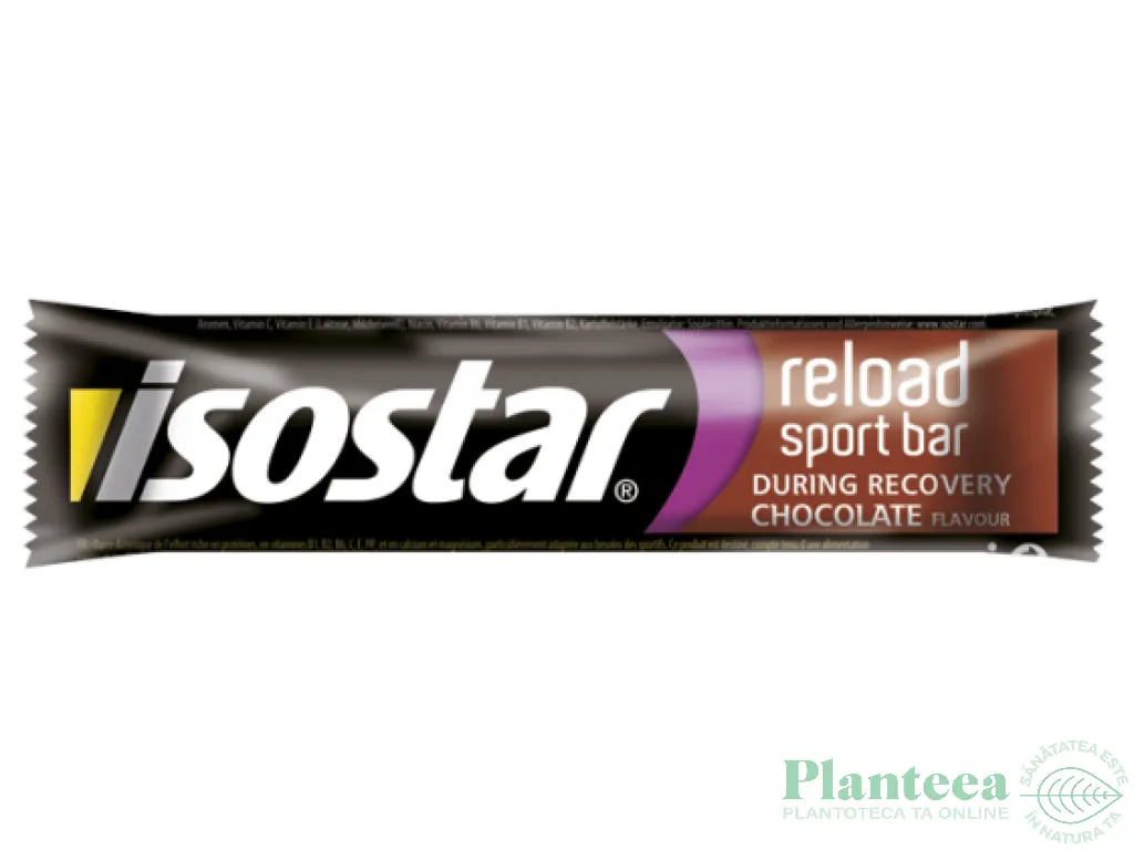 Baton energizant ciocolata Reload 40g - ISOSTAR