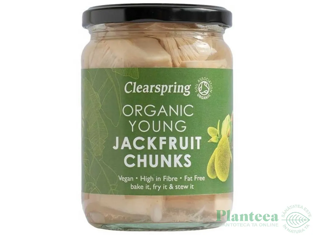 Jackfruit bucati suc propriu eco 500g - CLEARSPRING