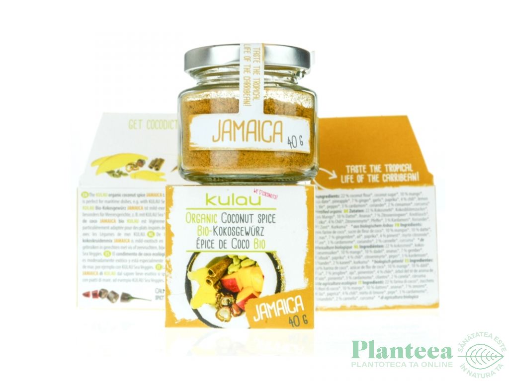 Condimente jamaica cocos bio 40g - KULAU