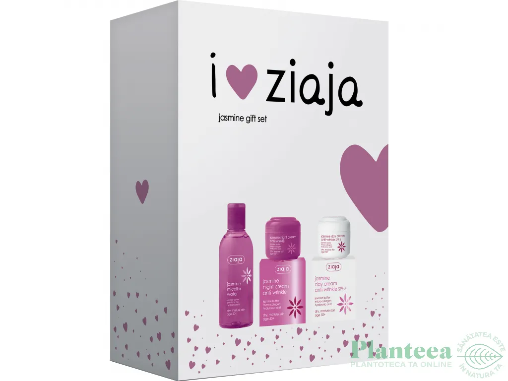 Caseta Jasmine [crema zi+crema noapte+apa micelara] 3b - ZIAJA