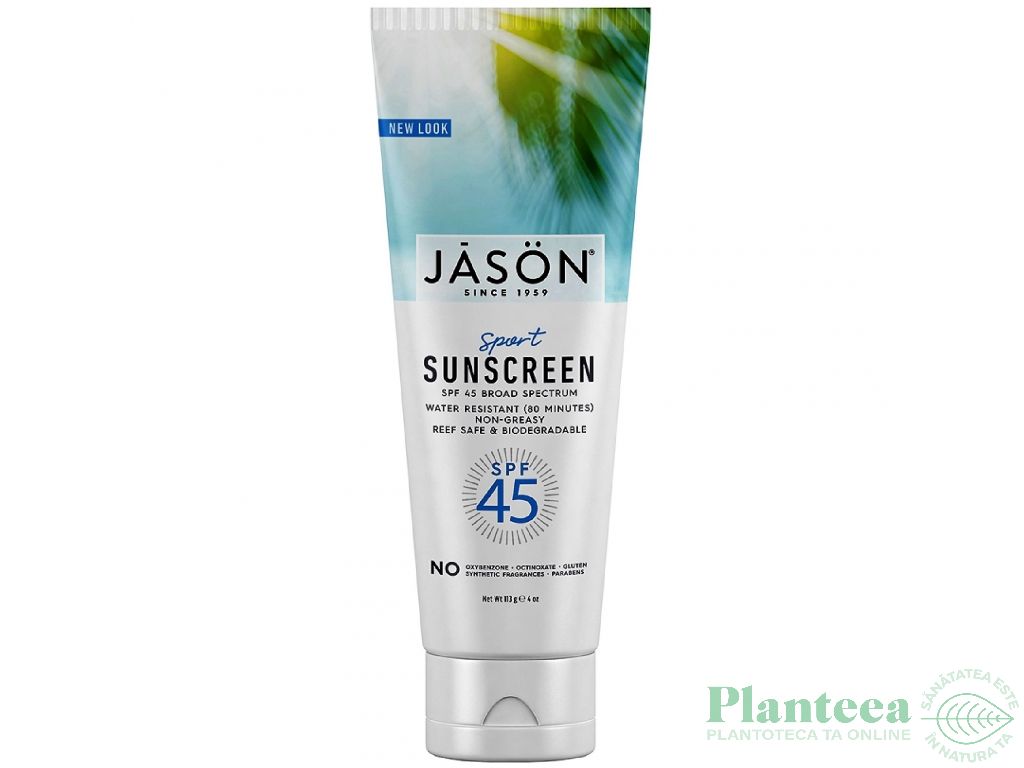 Crema protectie solara sport spf45 113g - JASON