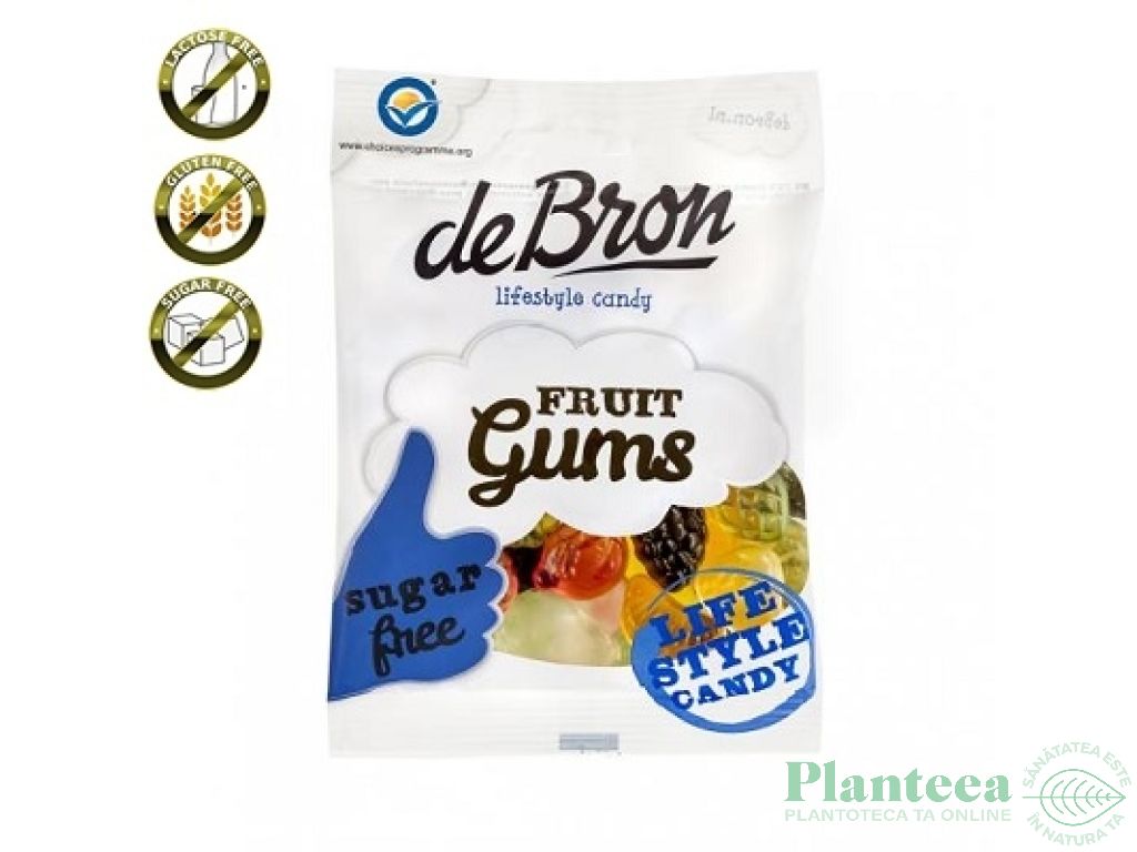 Jeleuri fructe Gums fara zahar fara gluten 100g - DEBRON