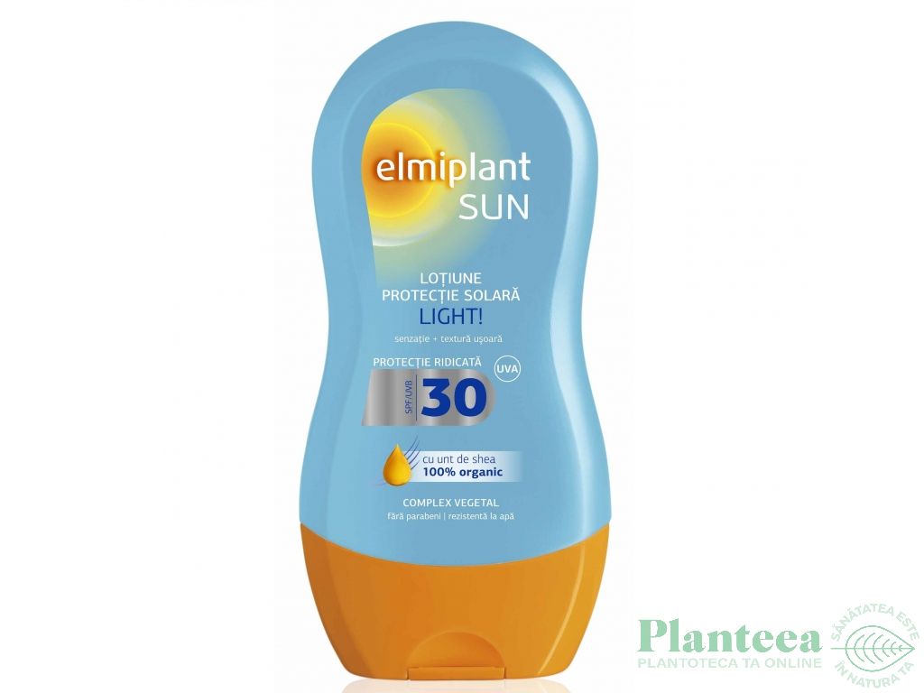 Lotiune protectie solara spf30 Light Feel 200ml - ELMIPLANT