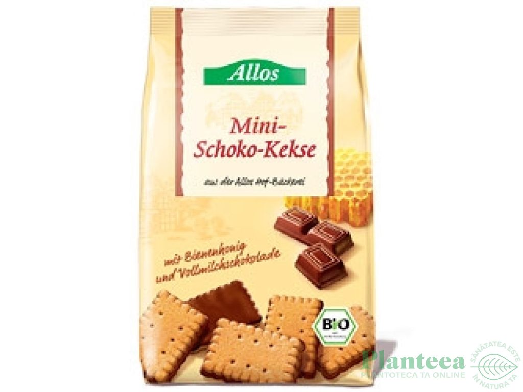 Mini biscuiti ciocolata eco 125g - ALLOS