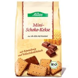 Mini biscuiti ciocolata eco 125g - ALLOS