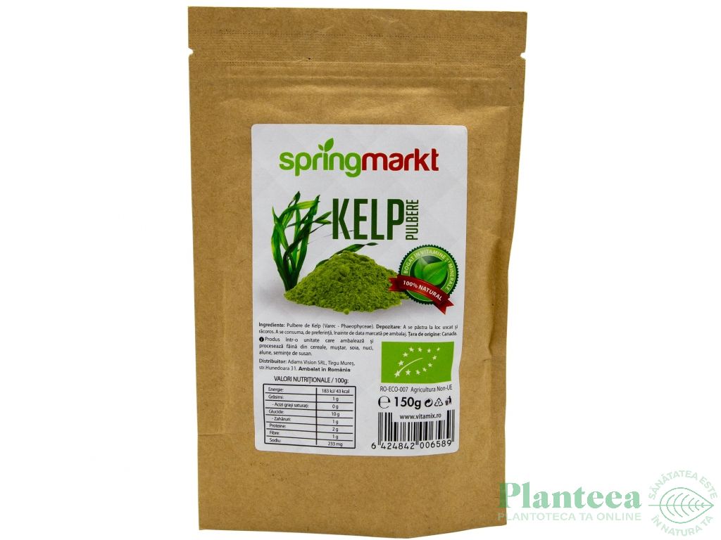 Pulbere kelp eco 150g - SPRINGMARKT