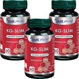 Set KG Slim Controlul greutatii 3x60cps - DVR PHARM