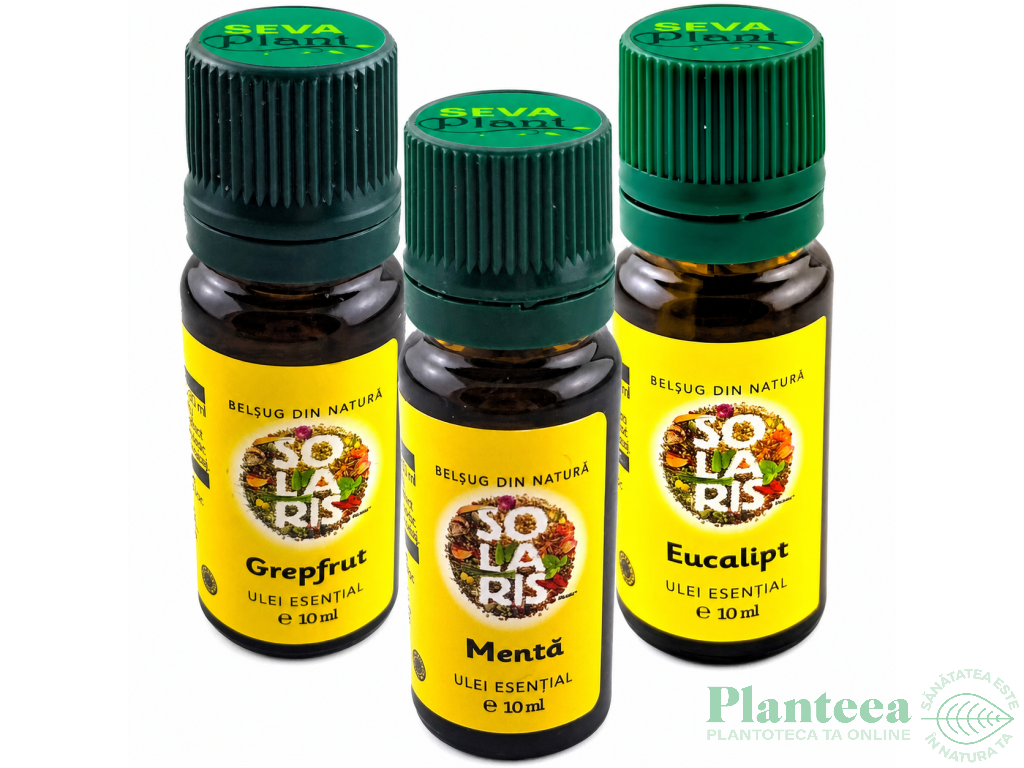 Kit 3 uleiuri esentiale Revigorante de Vara 3x10ml - SOLARIS