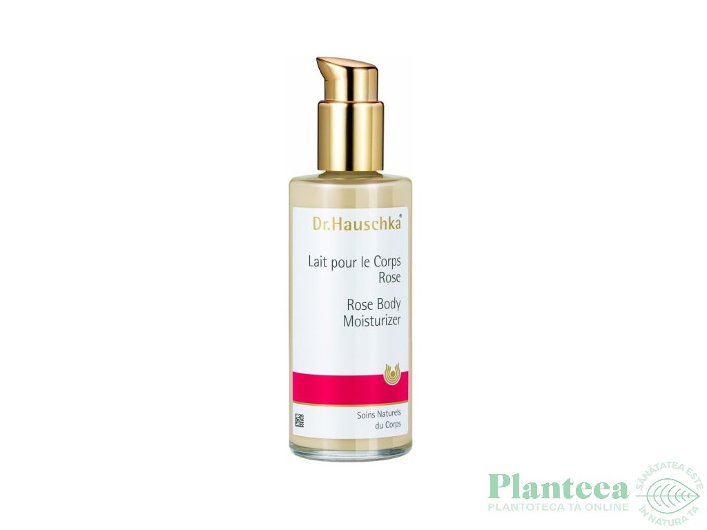 Lapte corp trandafir 145ml - DR HAUSCHKA