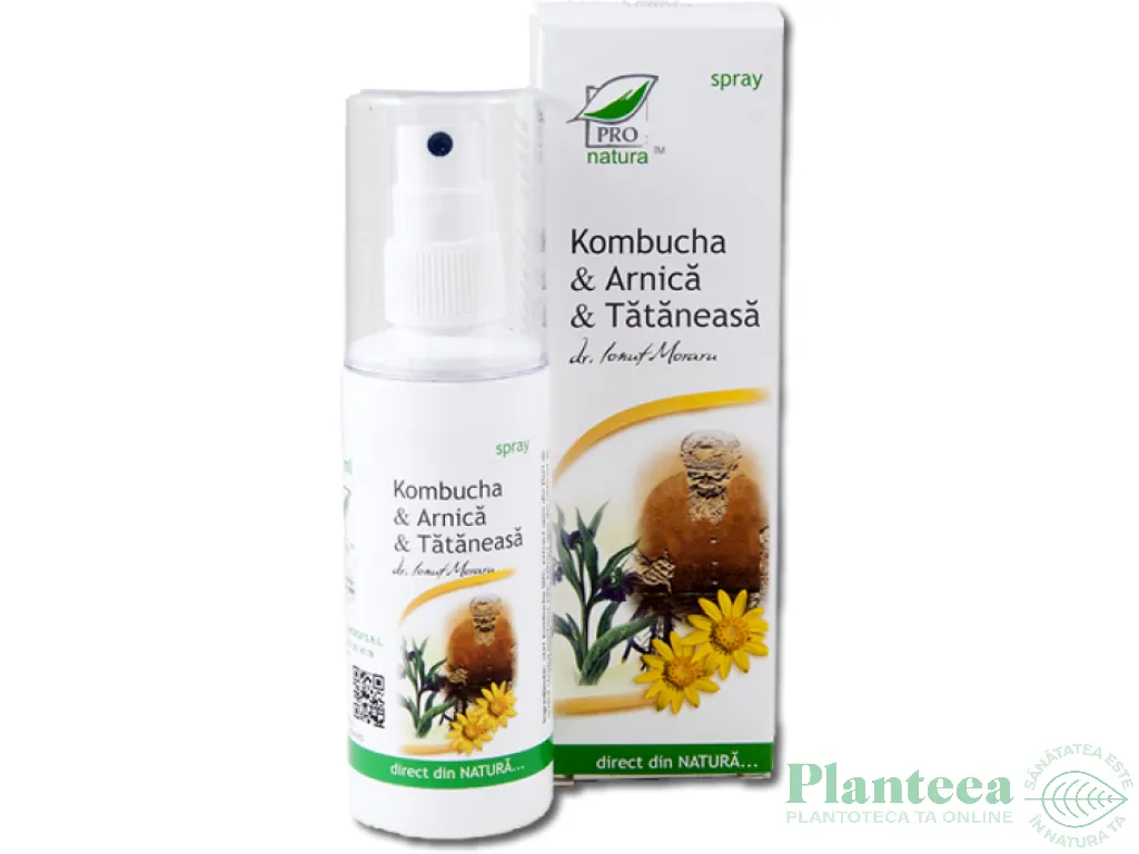 Spray kombucha arnica tataneasa 100ml - MEDICA