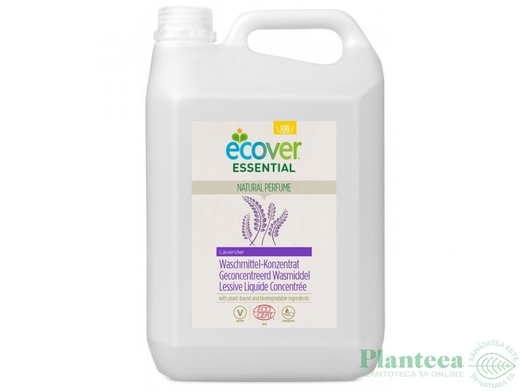 Detergent lichid concentrat rufe lavanda 5L - ECOVER ESSENTIAL