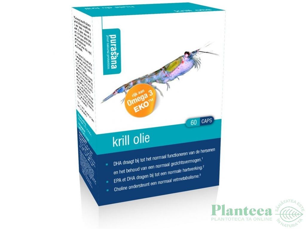 Krill oil bio 60cps - PURASANA