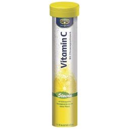 Tablete efervescente Vitamina C cu stevia fara zahar 14tb - KRUGER