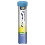 Tablete efervescente Calciu D3 cu stevia fara zahar 14tb - KRUGER