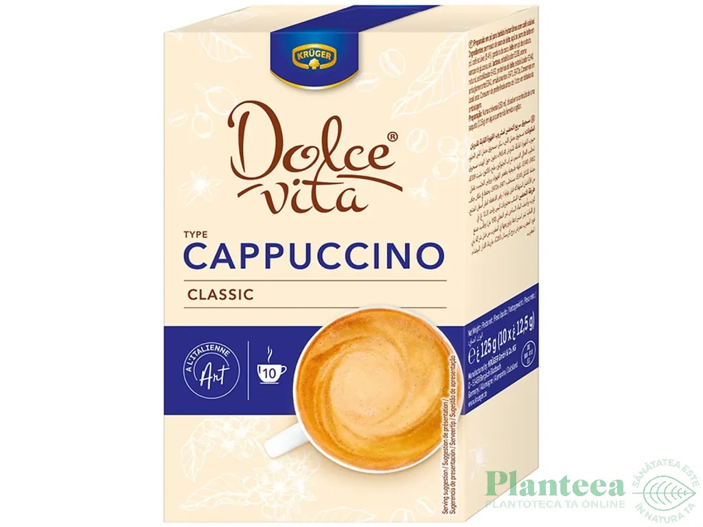 Cappuccino instant Classic 10x12,5g - KRUGER