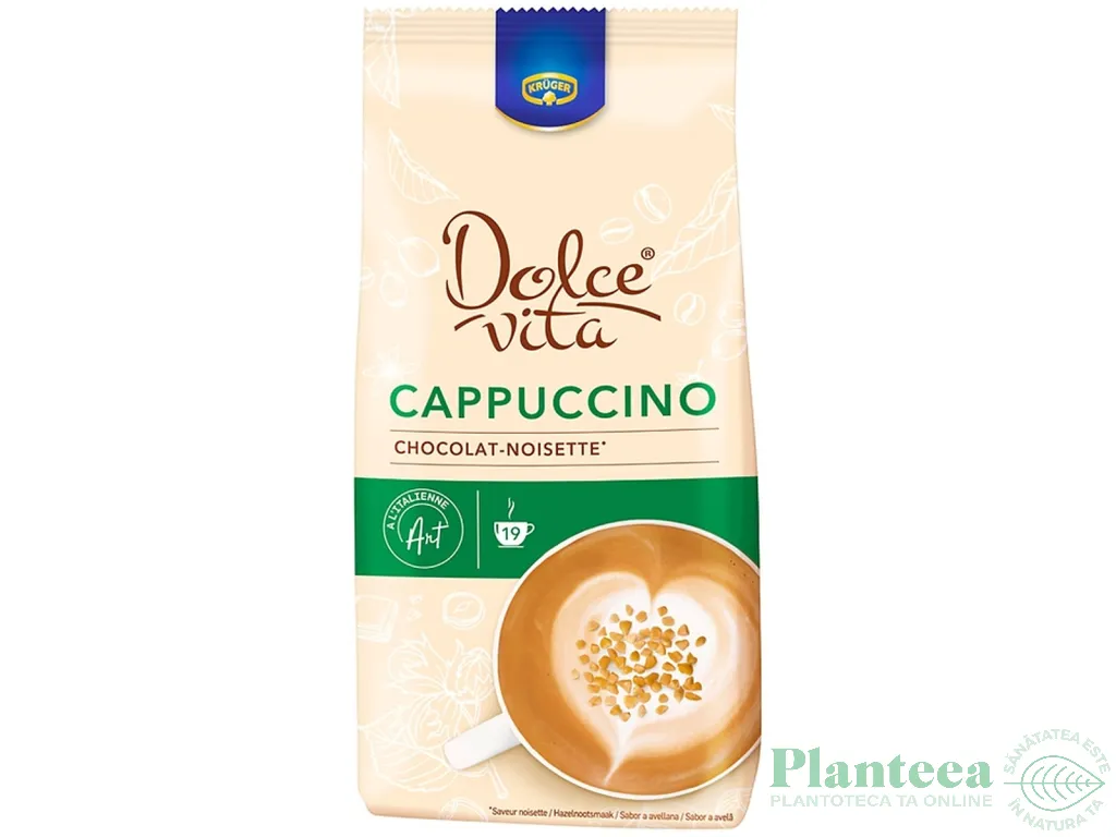 Cappuccino instant Ciocolata Alune 380g - KRUGER